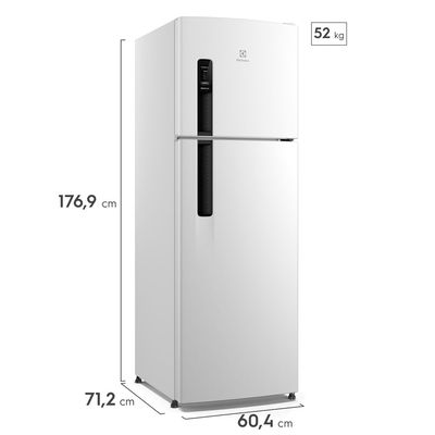 Geladeira Electrolux Frost Free 380L AutoSense Inverter Duplex Branca (IF41) 220V