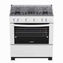 Fogao 5 Bocas Venax Gaudi Mesa Inox GIIi Branco Gas Glp
