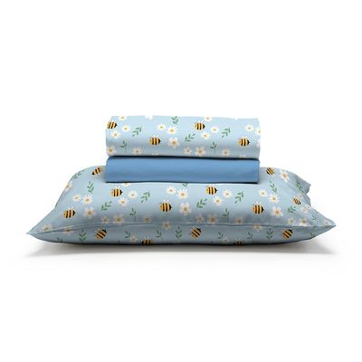 Jogo de Cama 100% algodão Infantil 150 Fios Fiori Solteiro