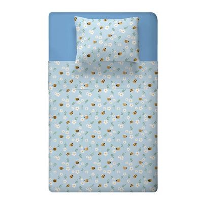 Jogo de Cama 100% algodão Infantil 150 Fios Fiori Solteiro