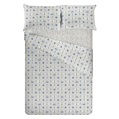 Jogo de Cama 100% algodão Queen Size 180 Fios Fiori