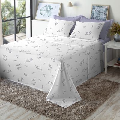 Jogo de Cama 100% Algodão King Size 200 Fios Fiori