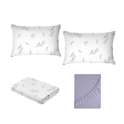 Jogo de Cama 100% Algodão Queen Size 200 Fios Fiori