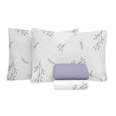 Jogo de Cama 100% Algodão Queen Size 200 Fios Fiori