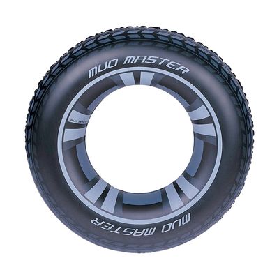 Boia Inflável Mor Redonda Pneu Preta 90cm UNICA