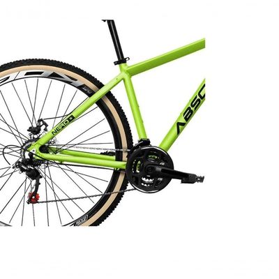 Bicicleta Aro 29 Absolute Nero 5 Alumínio 24v Câmbios Shimano Freio A Disco Hidráulico Mtb Verde 17