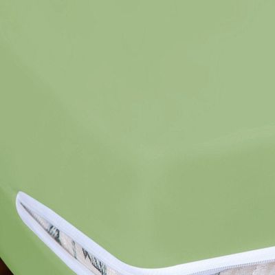 Capa De Colchão Queen Anjos E Sonhos 1 Peça 100% Algodão - Verde