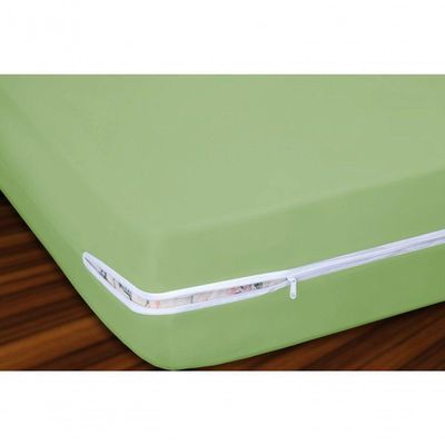 Capa De Colchão Queen Anjos E Sonhos 1 Peça 100% Algodão - Verde