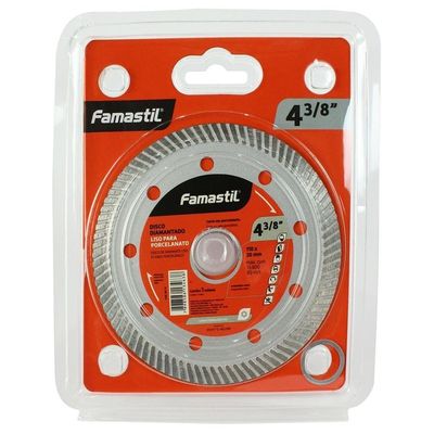 Disco Diamantado Liso Famastil Porcelanato 4.3/8pol 110x20mm