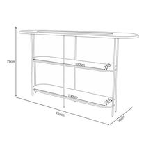 Estante Home Theater Trinus Castanho Off White Com Aparador Infinity Castanho - Hb Móveis