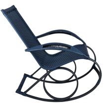Cadeira De Balanço Para área E Jardim - Trama Original Azul Dark
