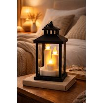 Luminária Vela Luz Led Lamparina  Decorativa