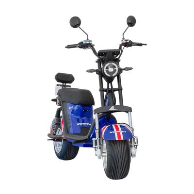 Scooter Elétrica 1000W Wehawk Bateria Lítio Removível Bandeira Inglaterra