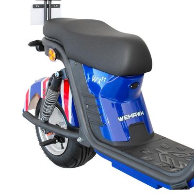 Scooter Elétrica 1000W Wehawk Bateria Lítio Removível Bandeira Inglaterra