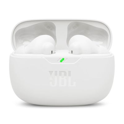 Fone de Ouvido JBL Wave Beam Buds 2 Pure Bass Bluetooth com Cancelamento de Ruído e Smart Ambient - Branco