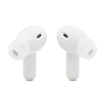 Fone de Ouvido JBL Wave Beam Buds 2 Pure Bass Bluetooth com Cancelamento de Ruído e Smart Ambient - Branco