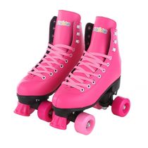 Patins Retrô Quadrado Play&Fun Rosa Tamanho 35 a 36