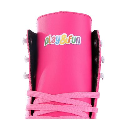 Patins Retrô Quad Rosa 35-36 CV212686