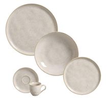 Aparelho De Jantar 30 Peças Bio Latte Porto Brasil