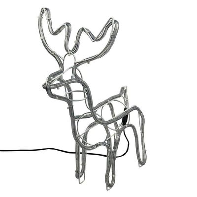 Armação De Rena Macho Com Luzes De Led - Decoração Natal 220v