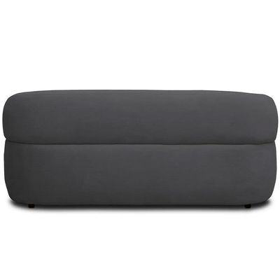 Sofá 3 Lugares Living Orgânico Sala De Estar 170cm Conka F05 Bouclê Grafite - Mpozenato