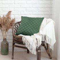 Almofadas Tressê Decorativas 40x40cm Veludo - Nexta Casa Cor Verde
