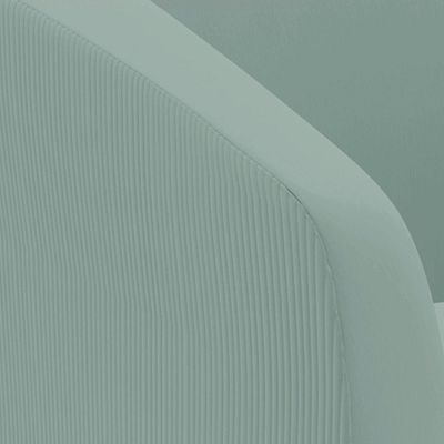 Kit 2 Poltronas Decorativas Stella Giratória Veludo Cotelê Verde D'Rossi