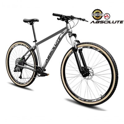 Bicicleta Aro 29 Nero 5 Peças Inteira Absolute 12v Freio Hidráulico Garfoc/Trava K7 11 52d Cinza 23