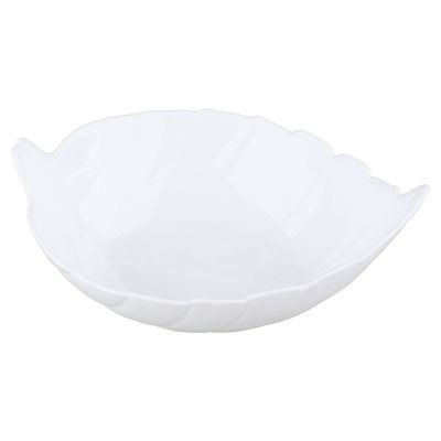 Petisqueira Opa Folha Blanc Cazza Branca