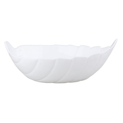 Petisqueira Opa Folha Blanc Cazza Branca
