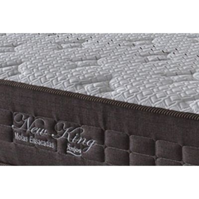 Cama Box Baú CRC Casal +Colchão Molas New King Anjos 138x188