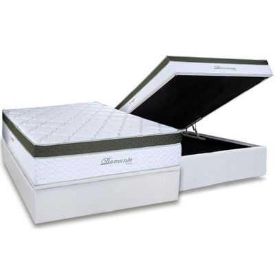 Cama Box Baú CRC Casal +Colchão Molas Diamante Paropas 138