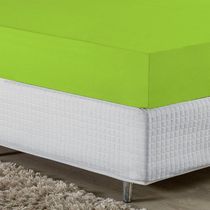Lençol Com Elástico Casal Nobre Viúva 1 Peça 30cm De Altura Malha 100% Algodão - Pistache
