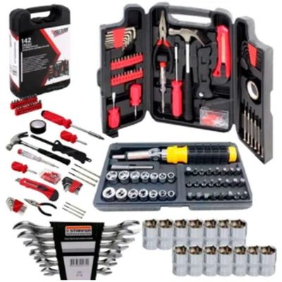 Kit Ferramentas 129 Pcs Sparta + Chave Portátil
