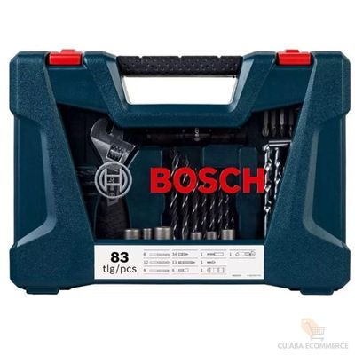 Kit Ferramenta Brocas Bosch 83 Pecas Pontas Projetadas