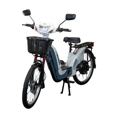 Bicicleta Elétrica EB500W Wx-01 WeHawk Bateria Chumbo Removível 48V Sem CNH Branca