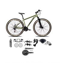 Bicicleta Aro 29 Absolute Nero 5 Câmbios Shimano Altus 27v Freio Hidráulico Garfo Com Trava Oliva 21