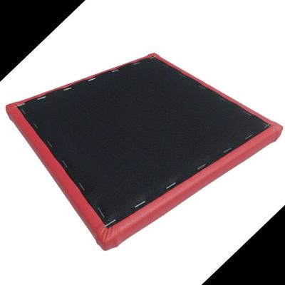 Kit Com 4 Assentos Banco Banqueta Cadeira Quadrado 30cm vermelho