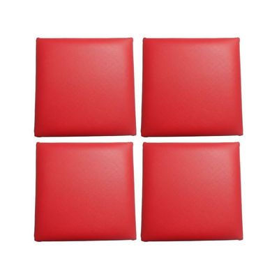 Assentos Redondo De Banqueta Banco Cadeira 4 Unidades vermelho
