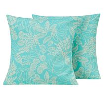 Almofada Decorativa Atualle Gorgurão Com Refil 53% Algodão 47% Poliéster - Azul Claro