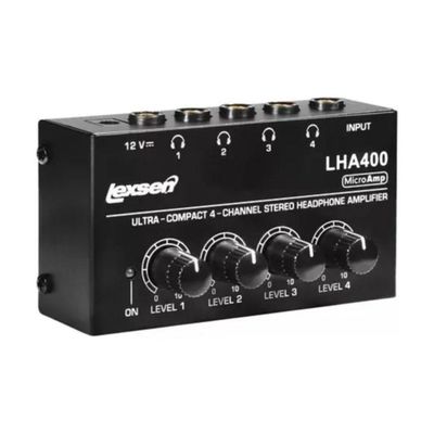 Amplificador Para Fone De Ouvido Lha-400 Da Lexsen