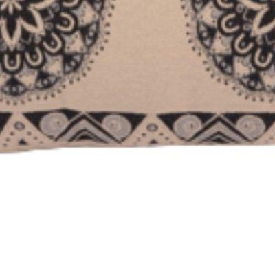 Capa De Almofada Decorativa Turin Retangular 1 Peça 58% Algodão / 42% Poliéster - Mandala Marinho