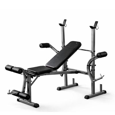 Banco Supino Musculação Treino Em Casa Ajustável Preto Ajustável