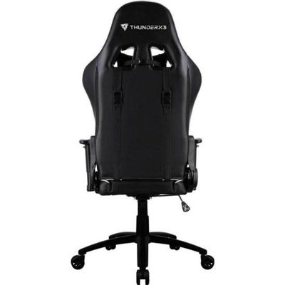 Cadeira Gamer TGC12 Thunderx3 em Poliuretano com Encosto Reclinável e Almofadas Cervical e Lombar