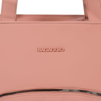 Bolsa Executiva Feminina Donna Bege U / Rosa