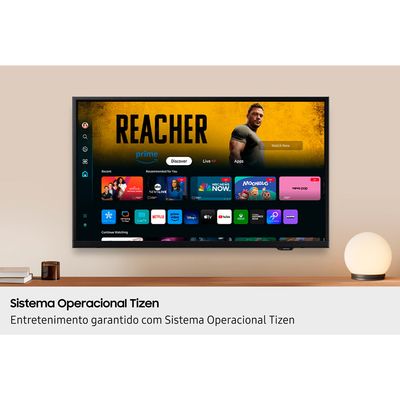 Smart TV LED 43" Full HD Samsung Tizen F6000 Preta Bivolt