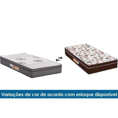 Cama Box Baú CRC Casal + Colchão Anatômico Polar Orthopremium Hiper