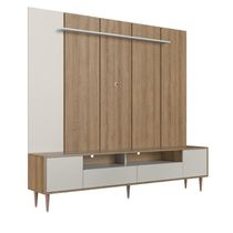 Home Rack E Painel Para Tv Até 75 Polegadas Com Iluminação Led Rotterdam Arenas