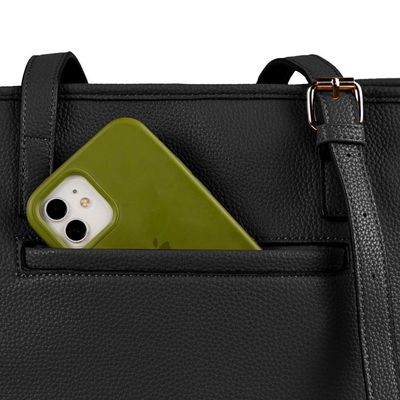 Bolsa de Ombro Feminina Média Tote Premiere Preta M / Preto