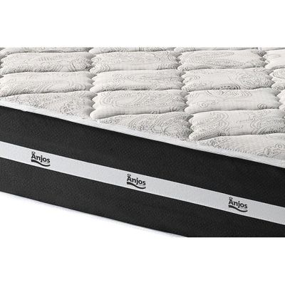 Cama Box Baú CRC Casal +Colchão Molas Bonnel Classic Anjos 138x188